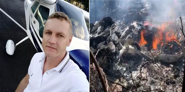 Leandro Holdefer, piloto que morreu na queda de avião em Teresina
